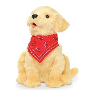 New Ageless Innovations Interactive Robot Toy Dog Golden Pup Kids 5+ Seniors